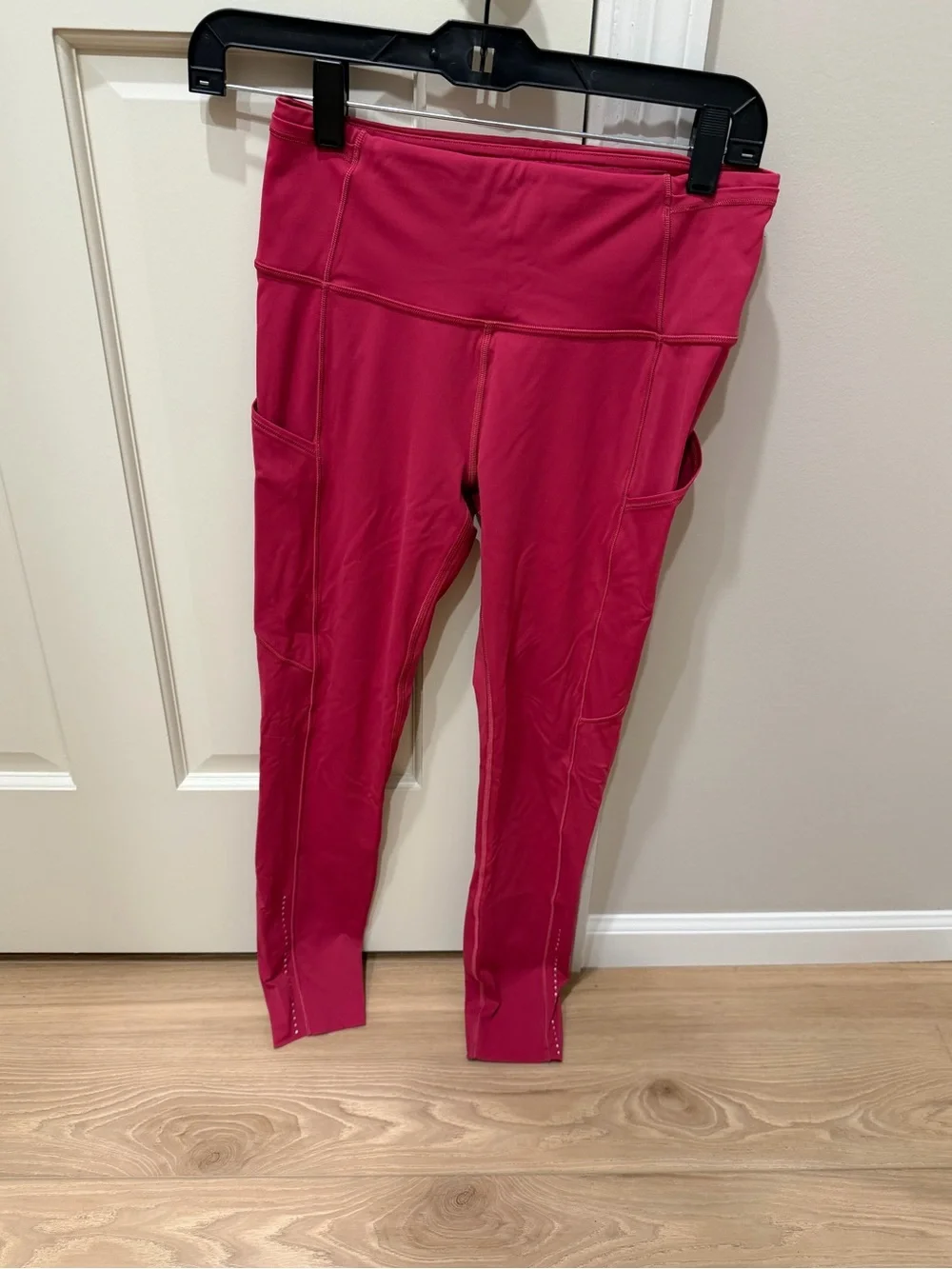 lululemon athletica Hot Pink High-Rise Leggings with Side Pockets